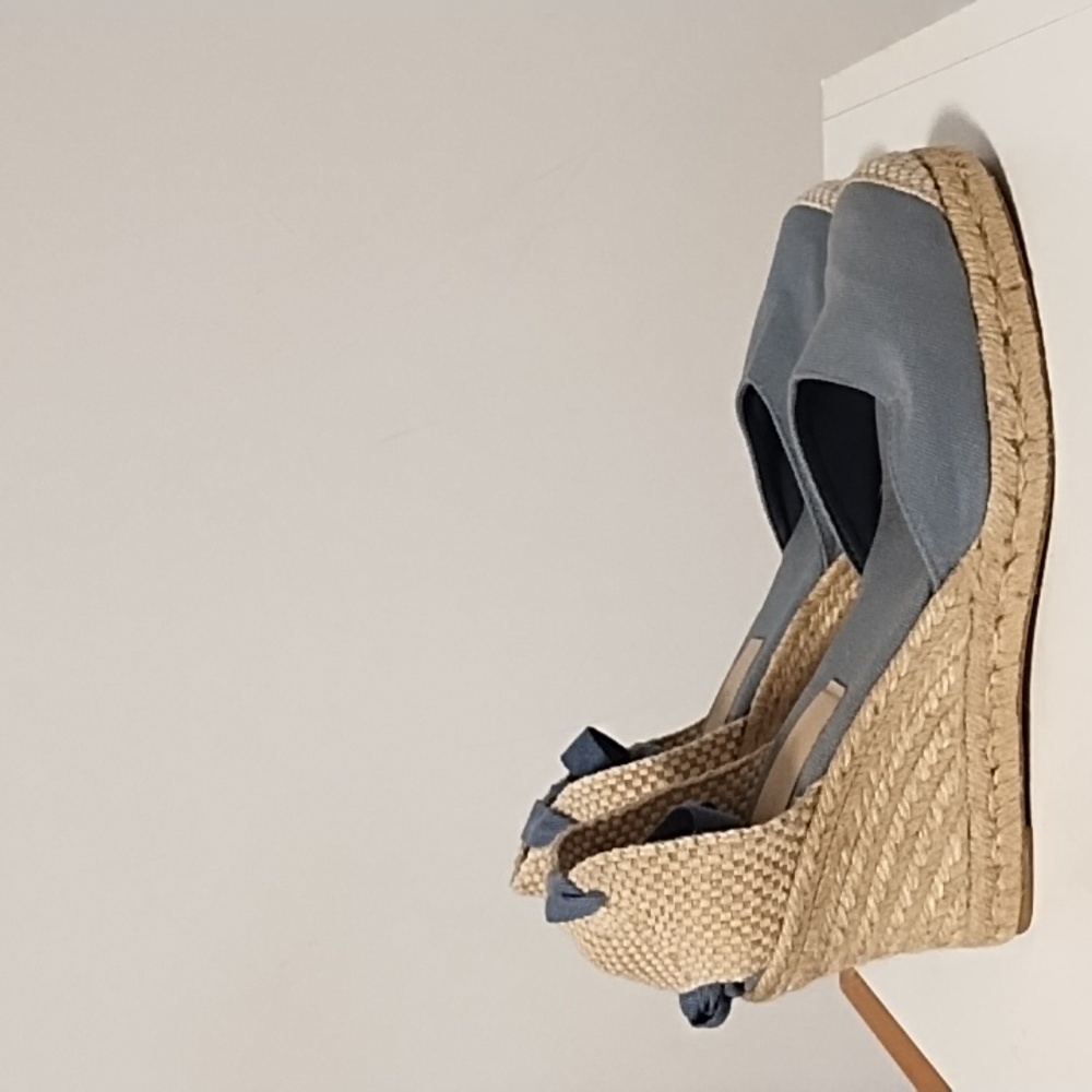 L'Intervalle Wrap Ankle Tape Wedge Espadrilles